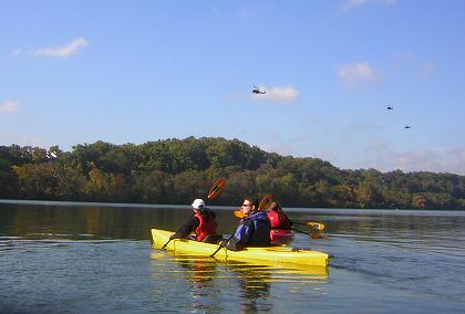 Kayaking on the Potomoc